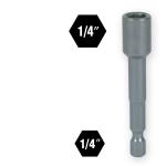 Ivy Classic 45480 1/4 x 2-9/16" Hex Magnetic Nut Setter